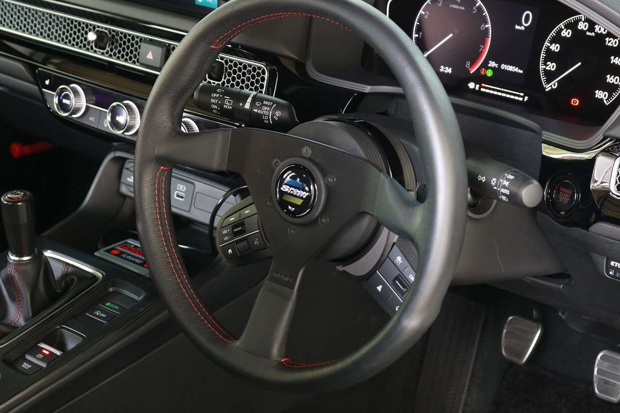 Spoon Sports Steering Wheel Boss Switch Bracket - Interior