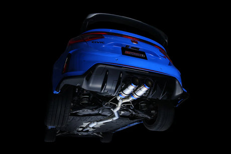 Tomei Expreme Ti Type D Titanium Cat Back Exhaust Dual Exit - Exhaust